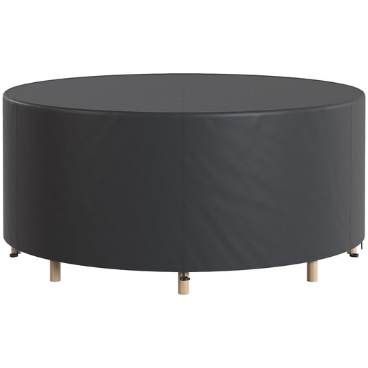 Round Garden Furniture Cover, Waterproof Garden Table Cover