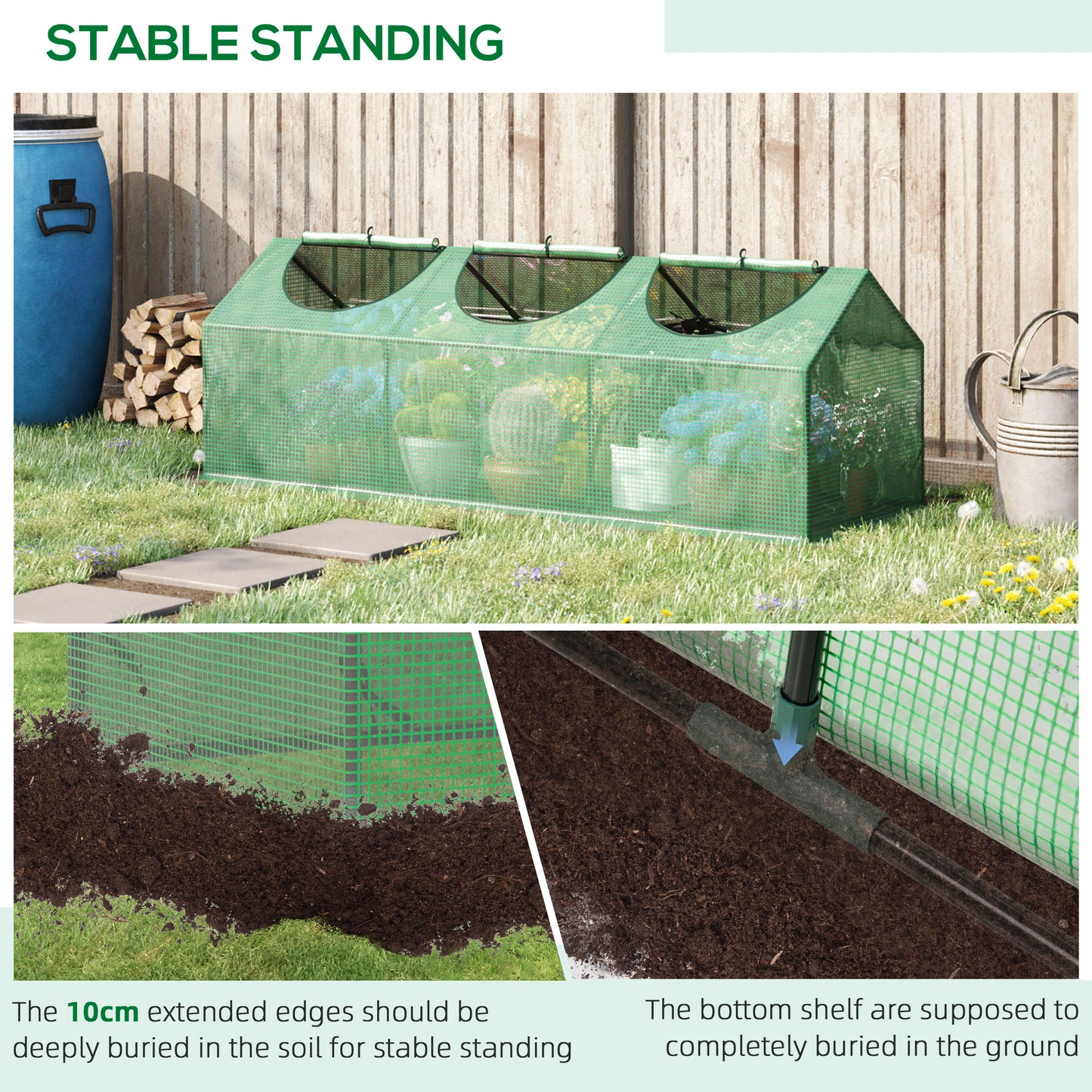 Mini Greenhouse, Small Plant Grow House for Outdoor (1)