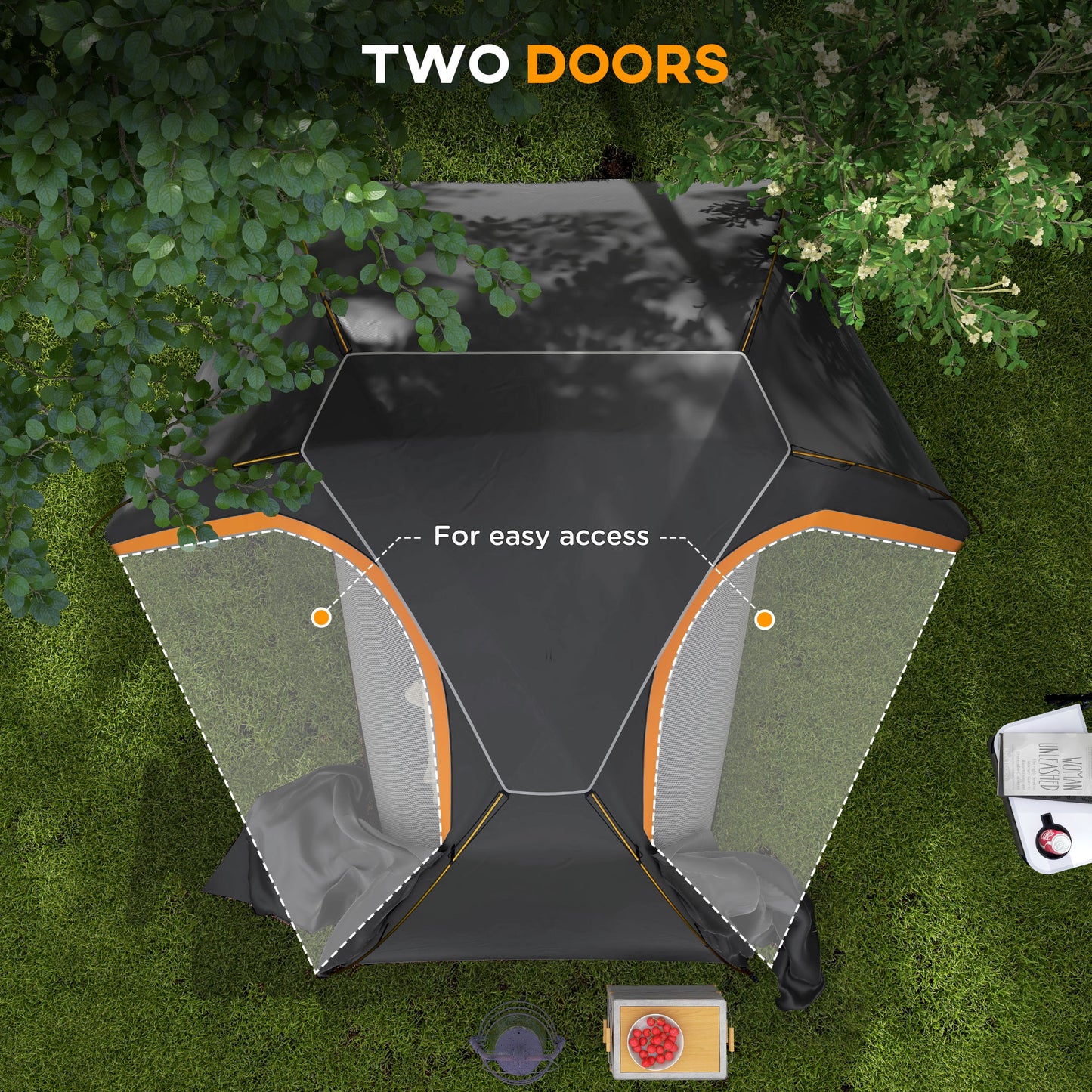 Camping Tent with Self Inflatable Mattress (3)