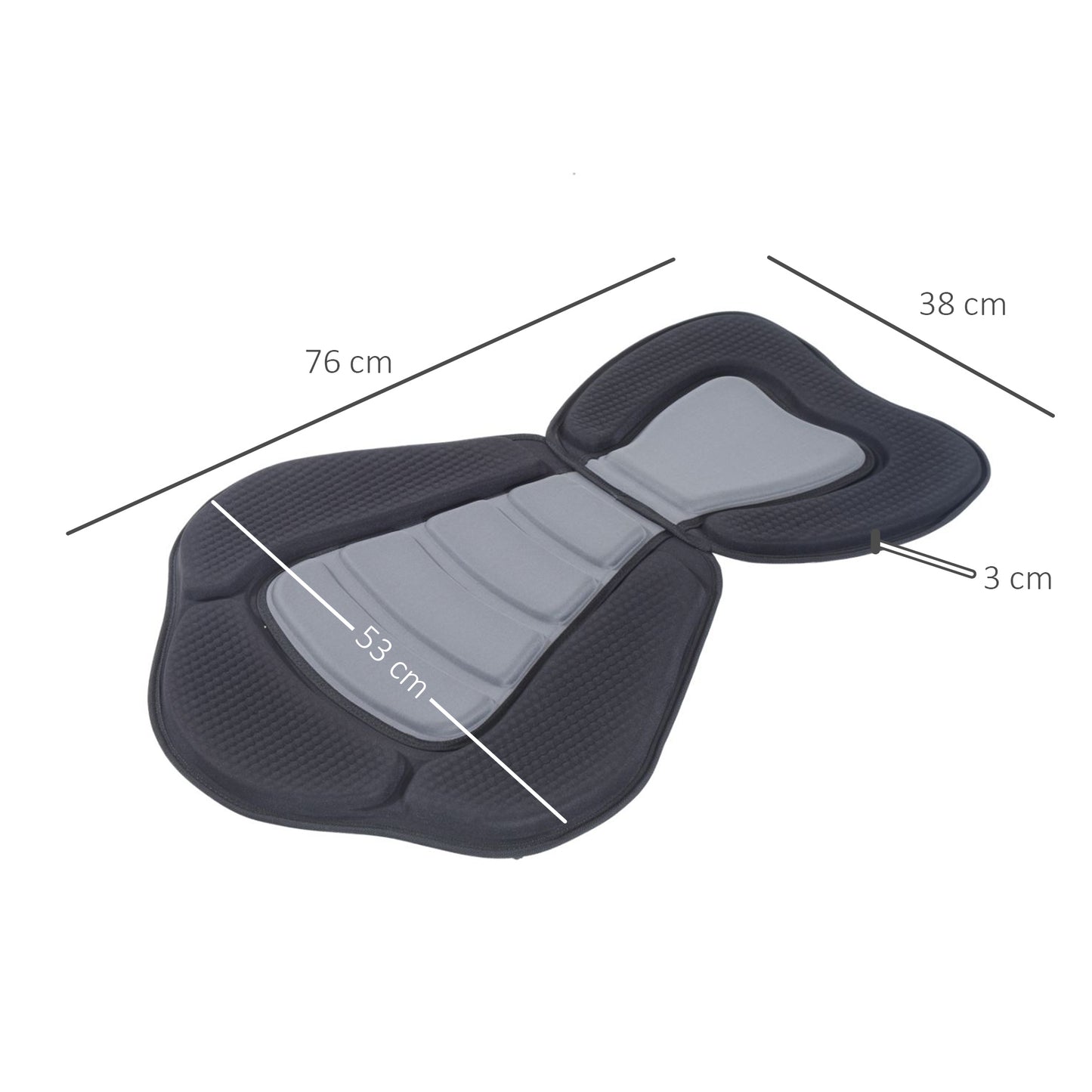 Paddle Board Seat, Detachable Kayak Seat with Padded High Backrest