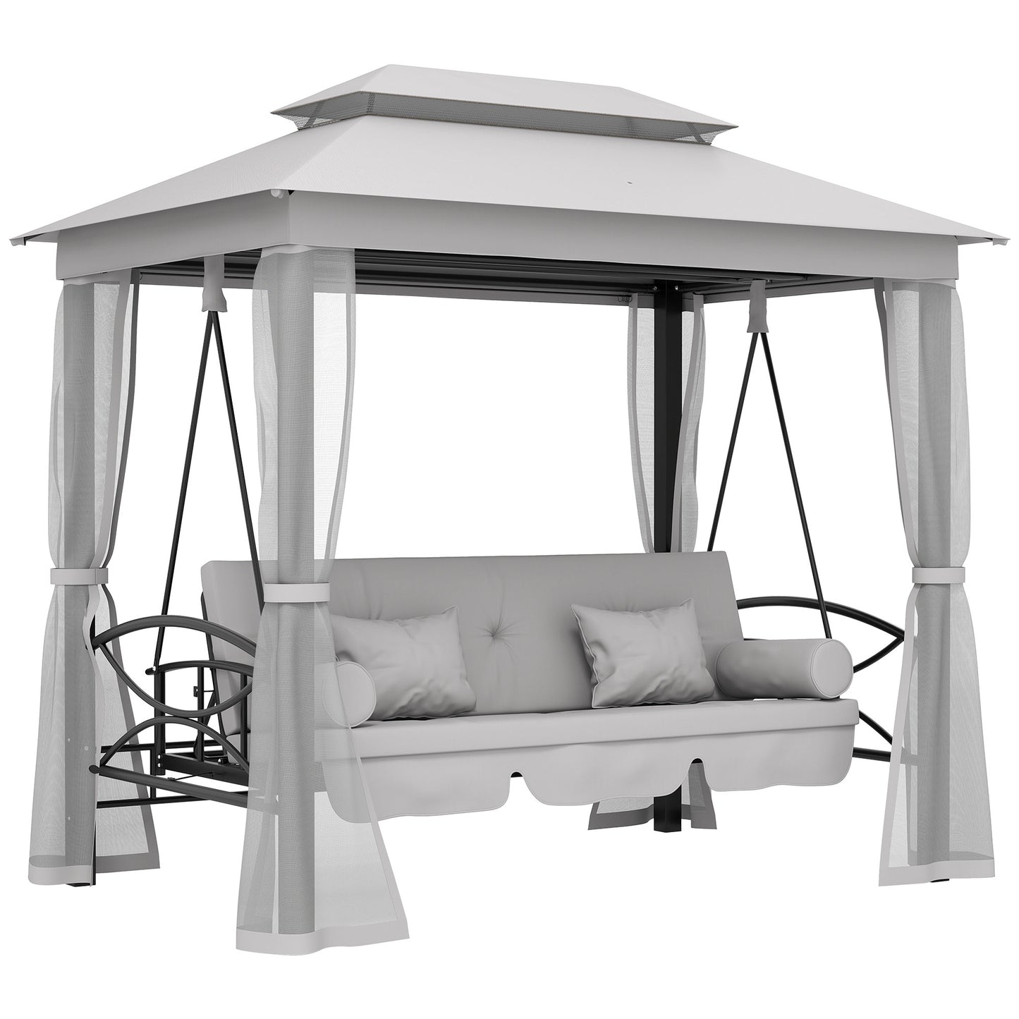 3 Seater Convertible Swing Chair