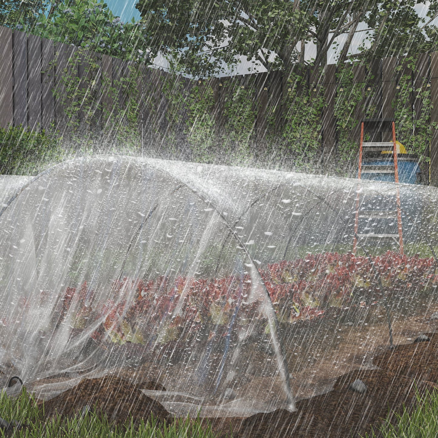 6 X 10m Heavy Duty (150um/6mil) Polypropylene Greenhouse Cover