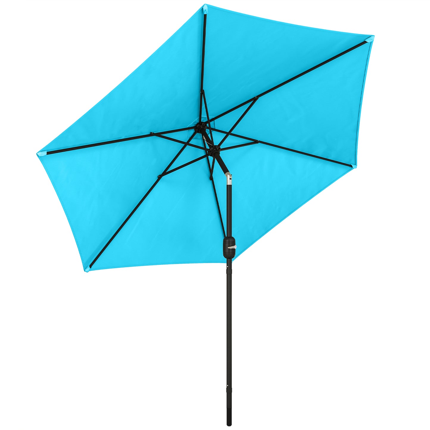 2.6 m Garden Parasol Umbrella with Aluminium Pole (3)