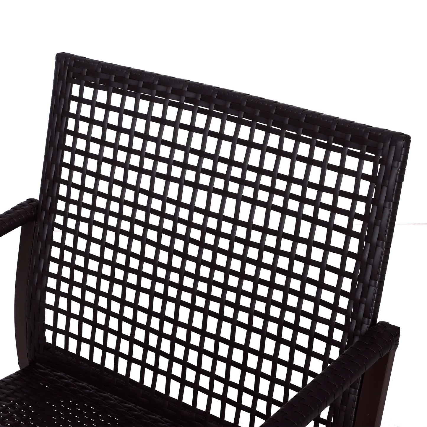 Rattan Bistro Set, 3 Pieces Wicker Garden Furniture Set