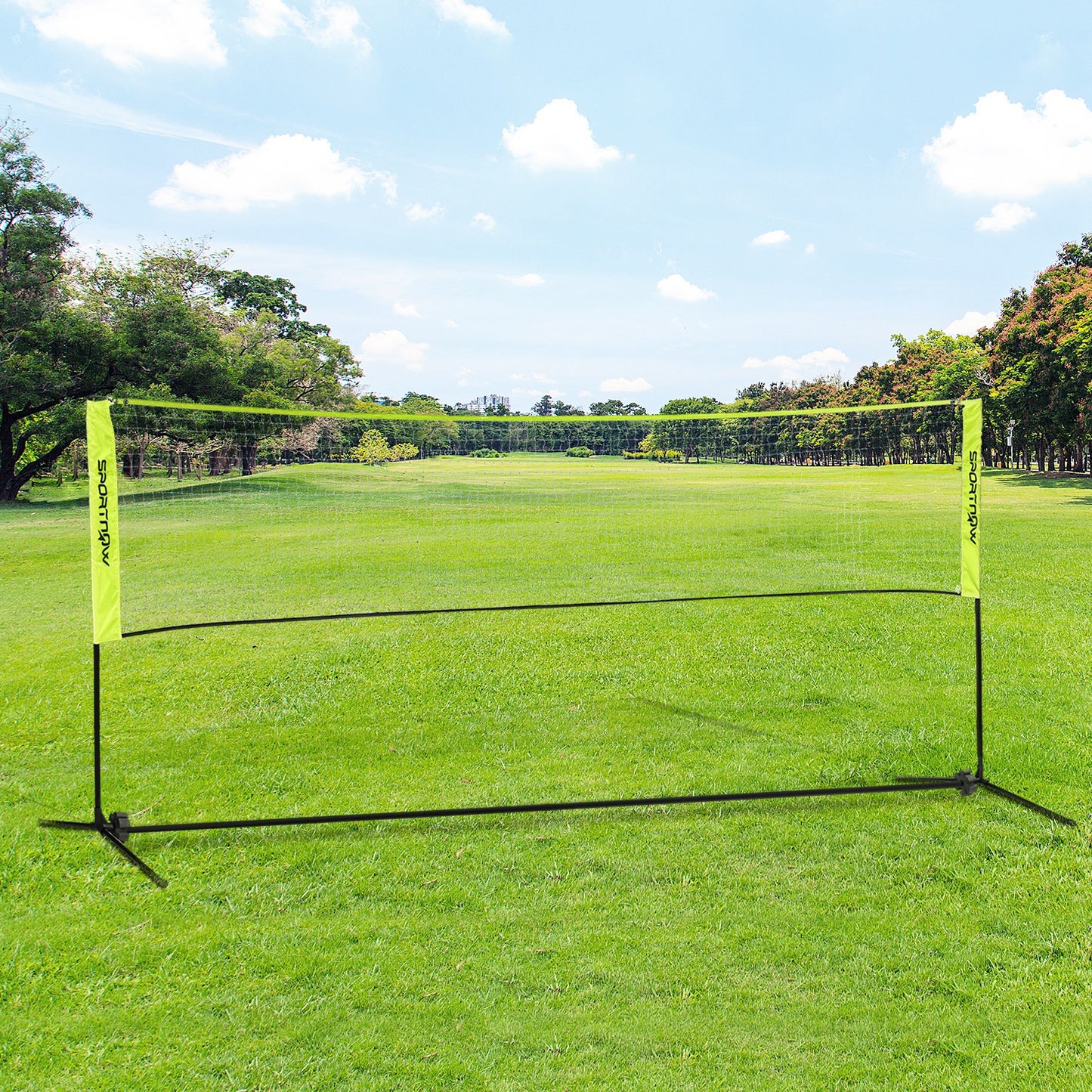 4m Badminton Net, Height Adjustable Outdoor Sports Net