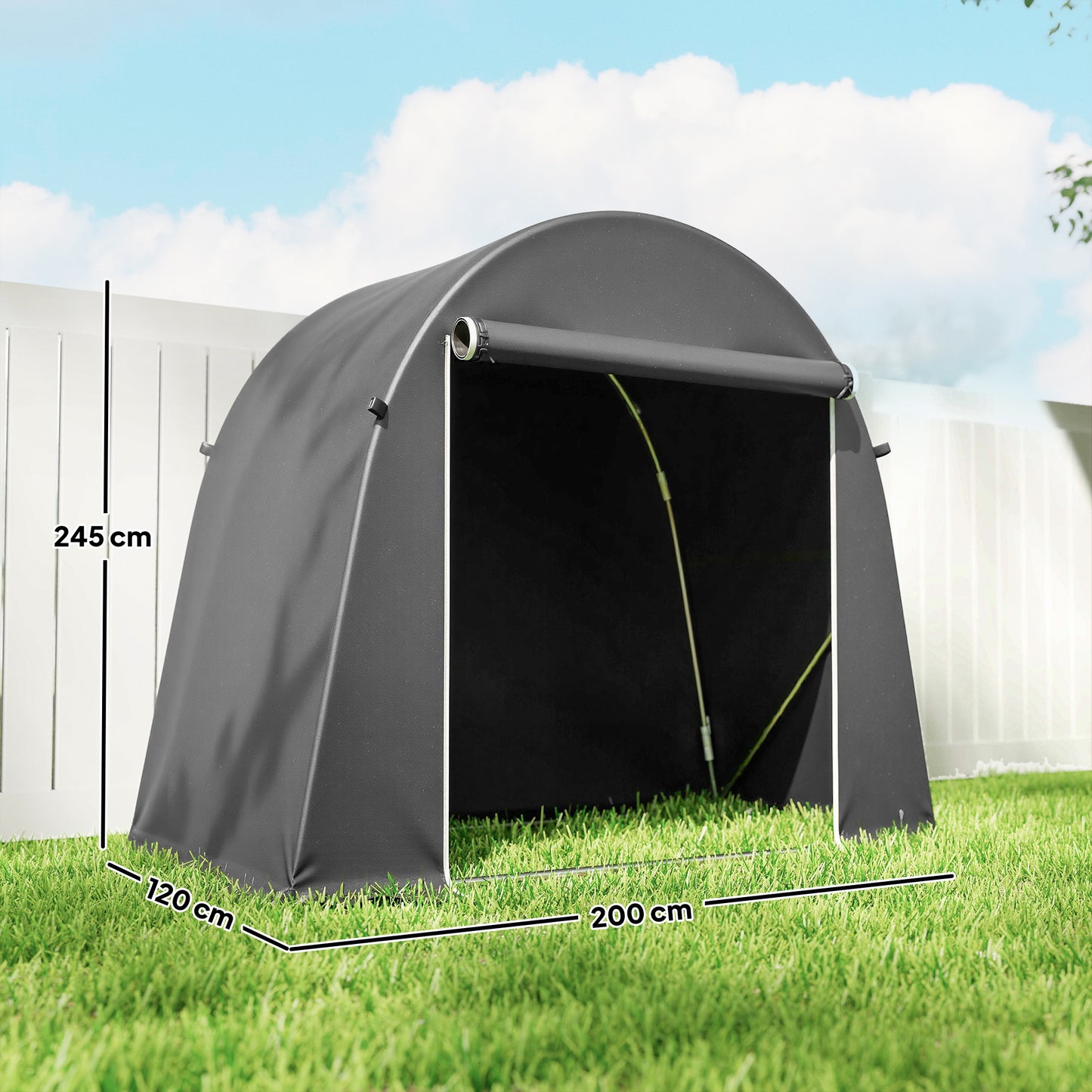 8 x 4 ft Garden Storage Tent