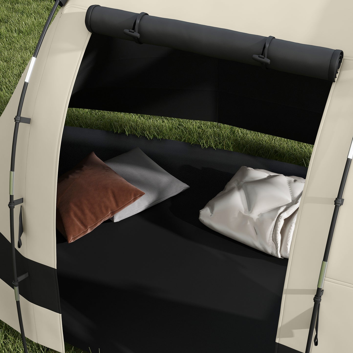 Four Man, Two Room Blackout Tent, with Accessories