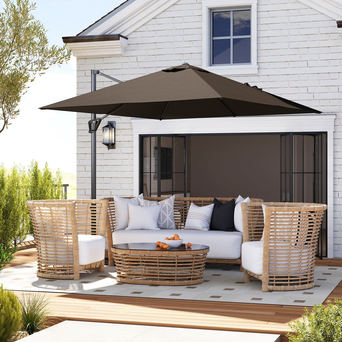 Patio Offset Parasol Umbrella