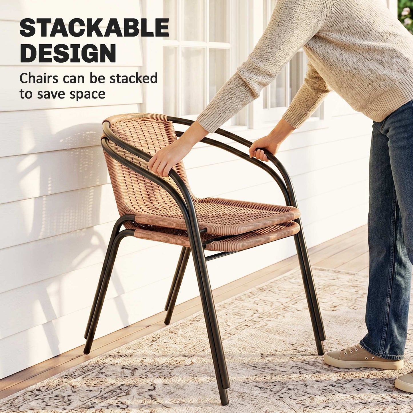 3 Pieces Rattan Bistro Set (4)