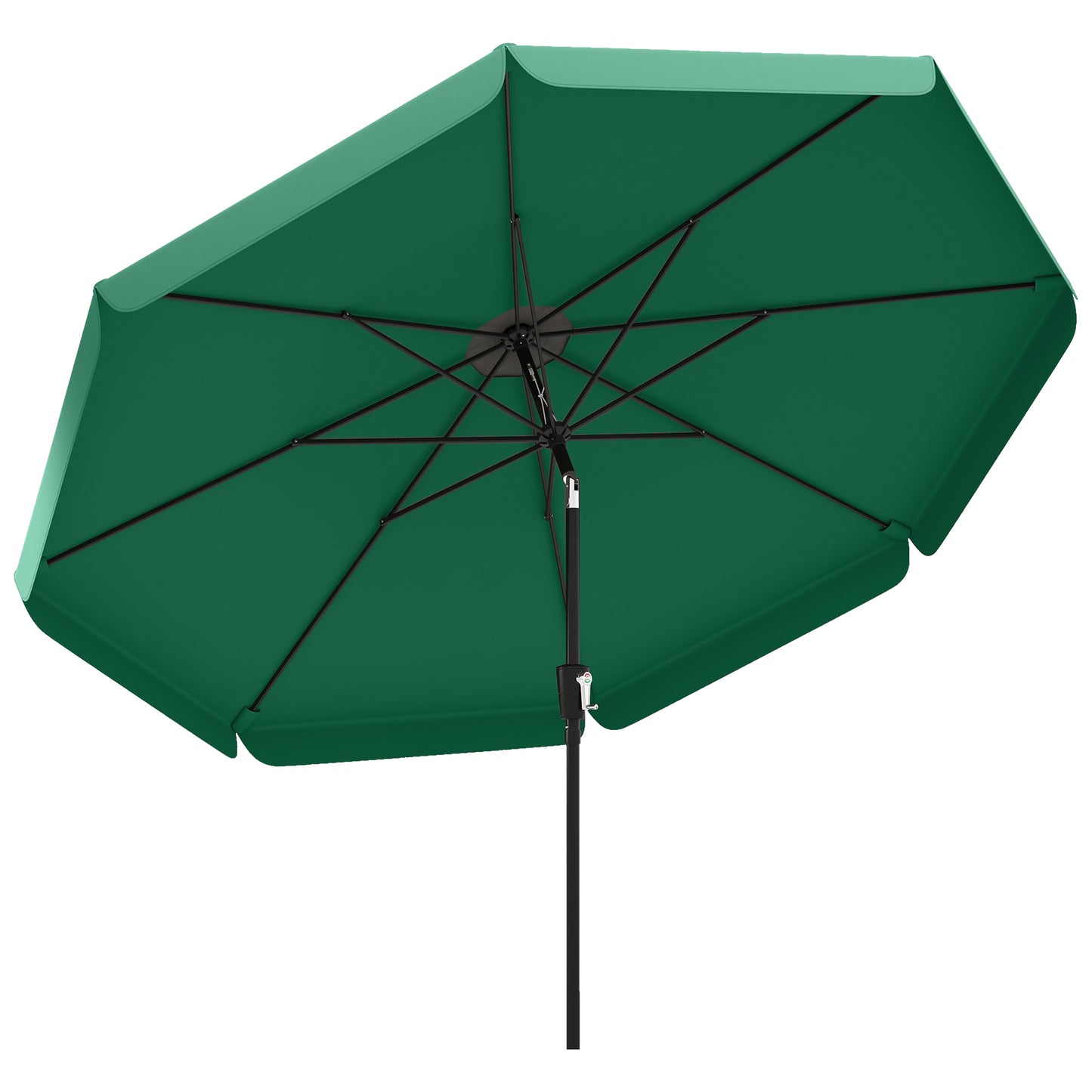 3 m Garden Parasol with Tilt Mechanism & Crank Handle