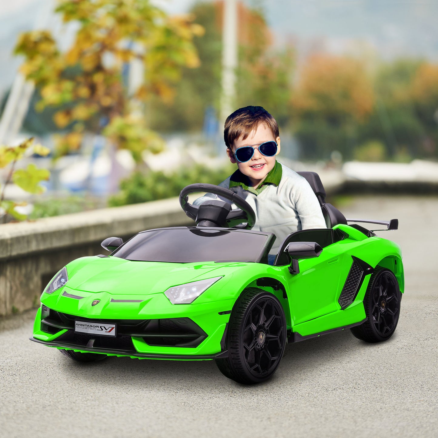 Lamborghini Licensed 12V kids Electric Car w/ Butterfly Doors
