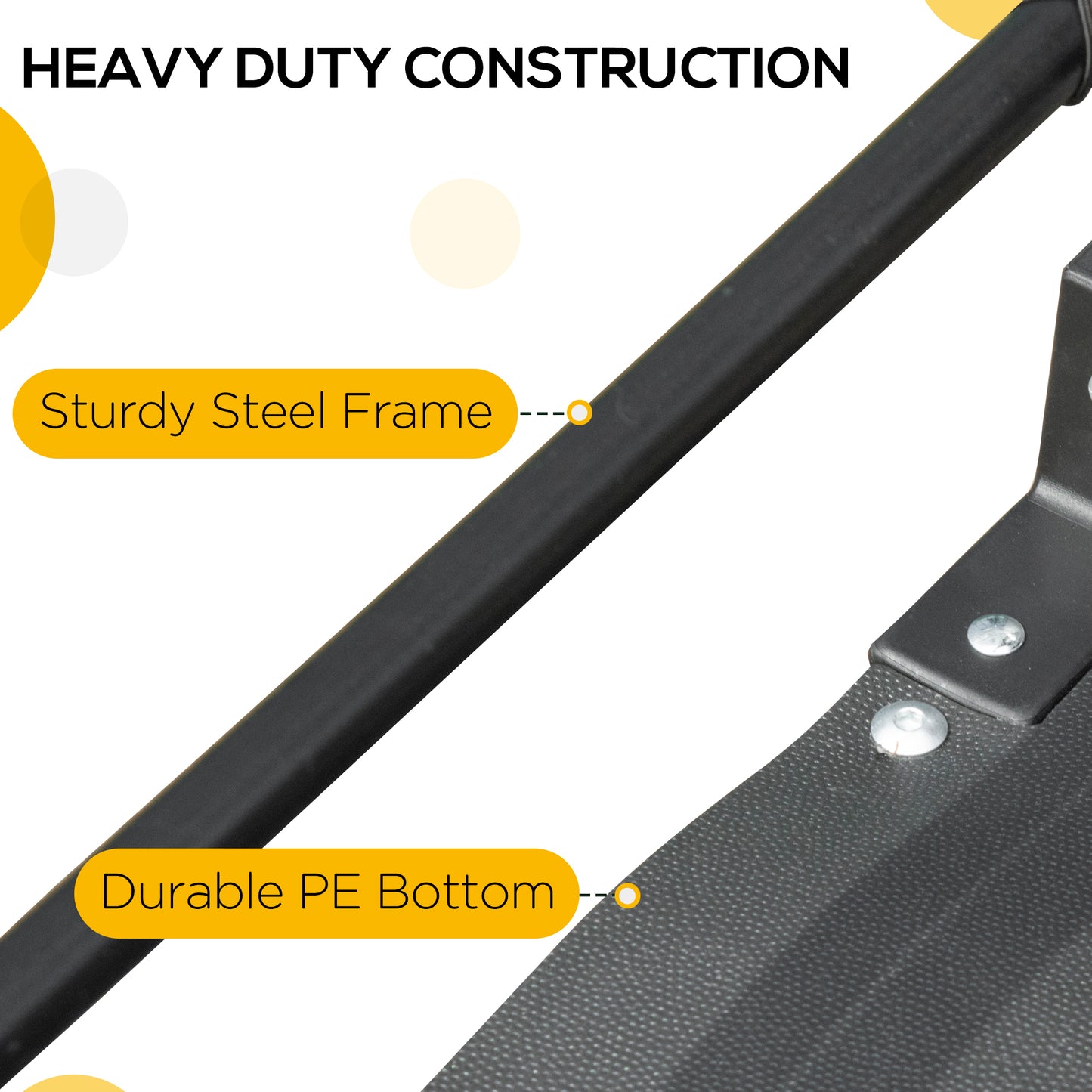 Steel Bike Trailer with Triple Safety