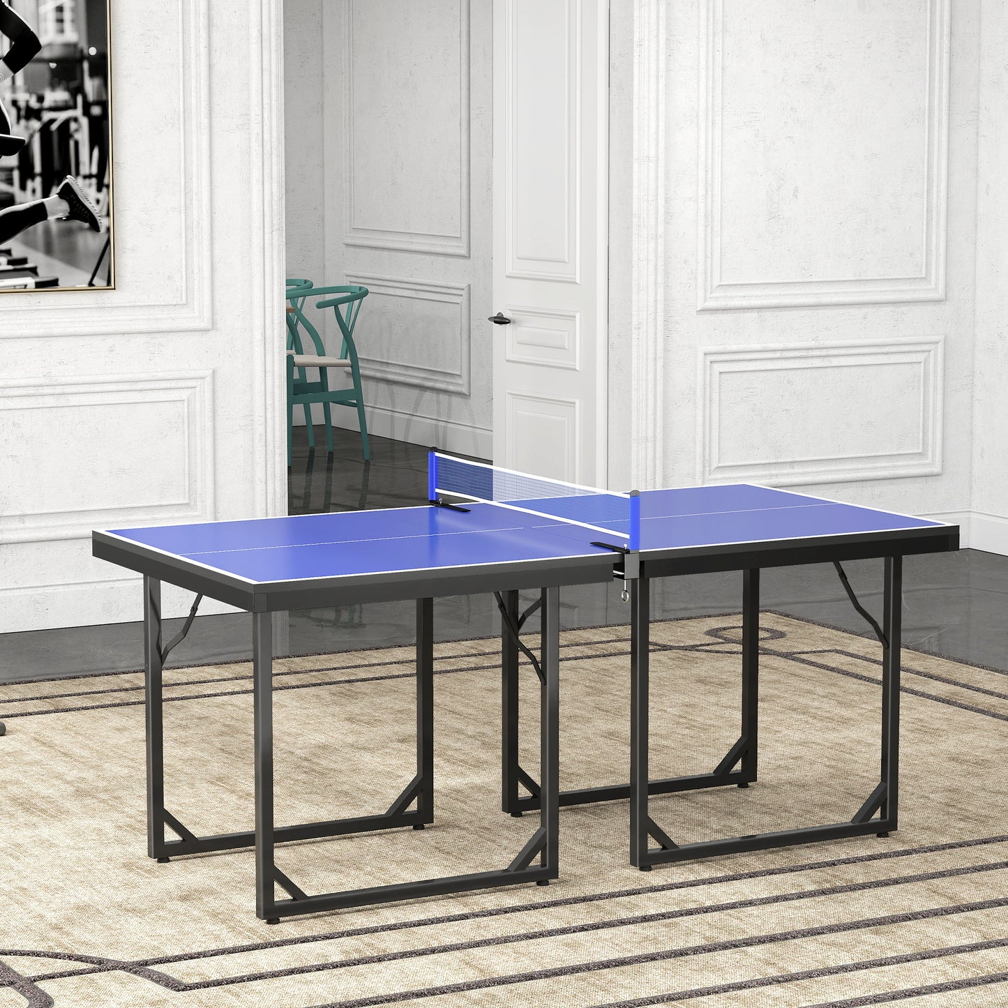 6ft Table Tennis Table, Ping Pong Table with Net