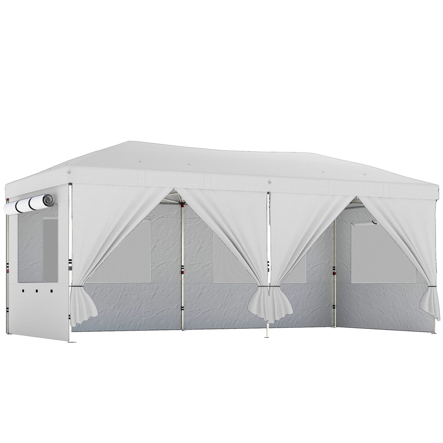 3 x 6 m Pop Up Canopy with UV50+ Protection Garden Gazebo
