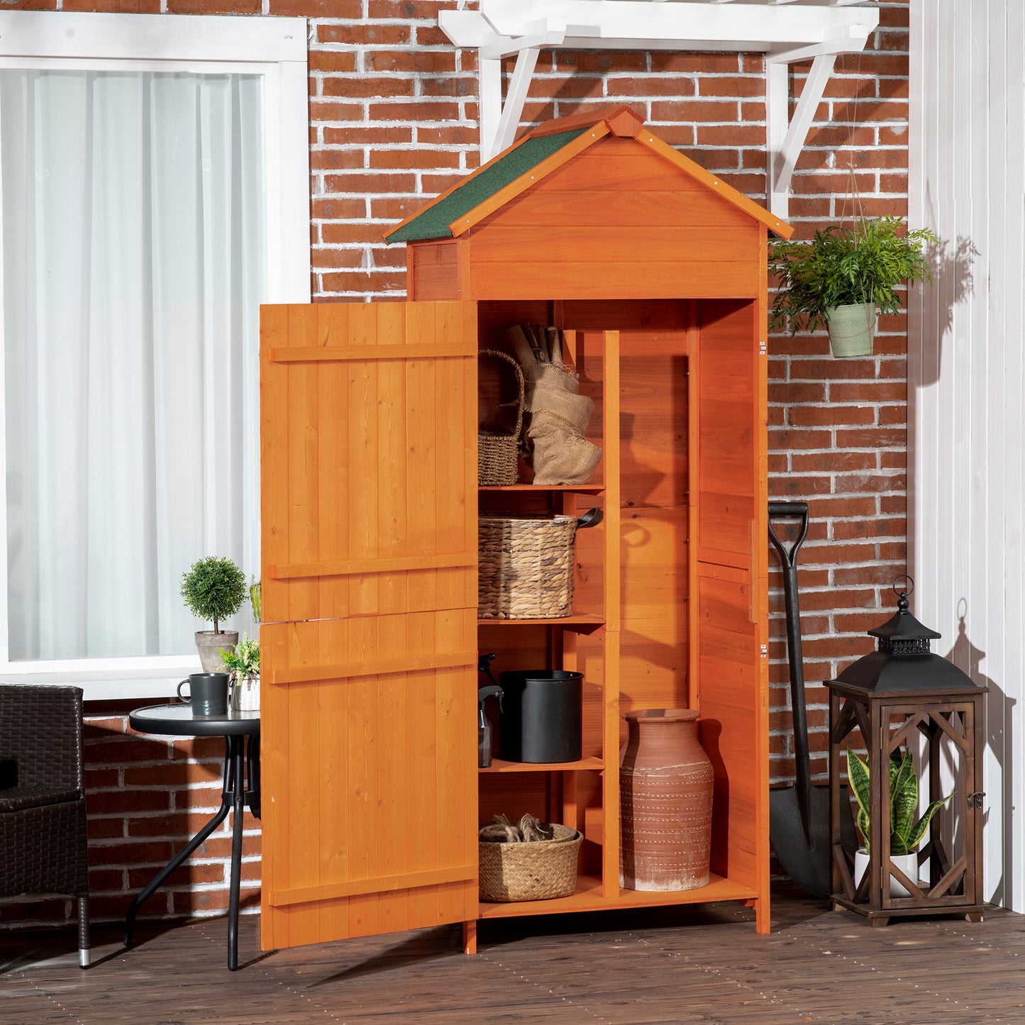 Wooden Outdoor Storage Shed