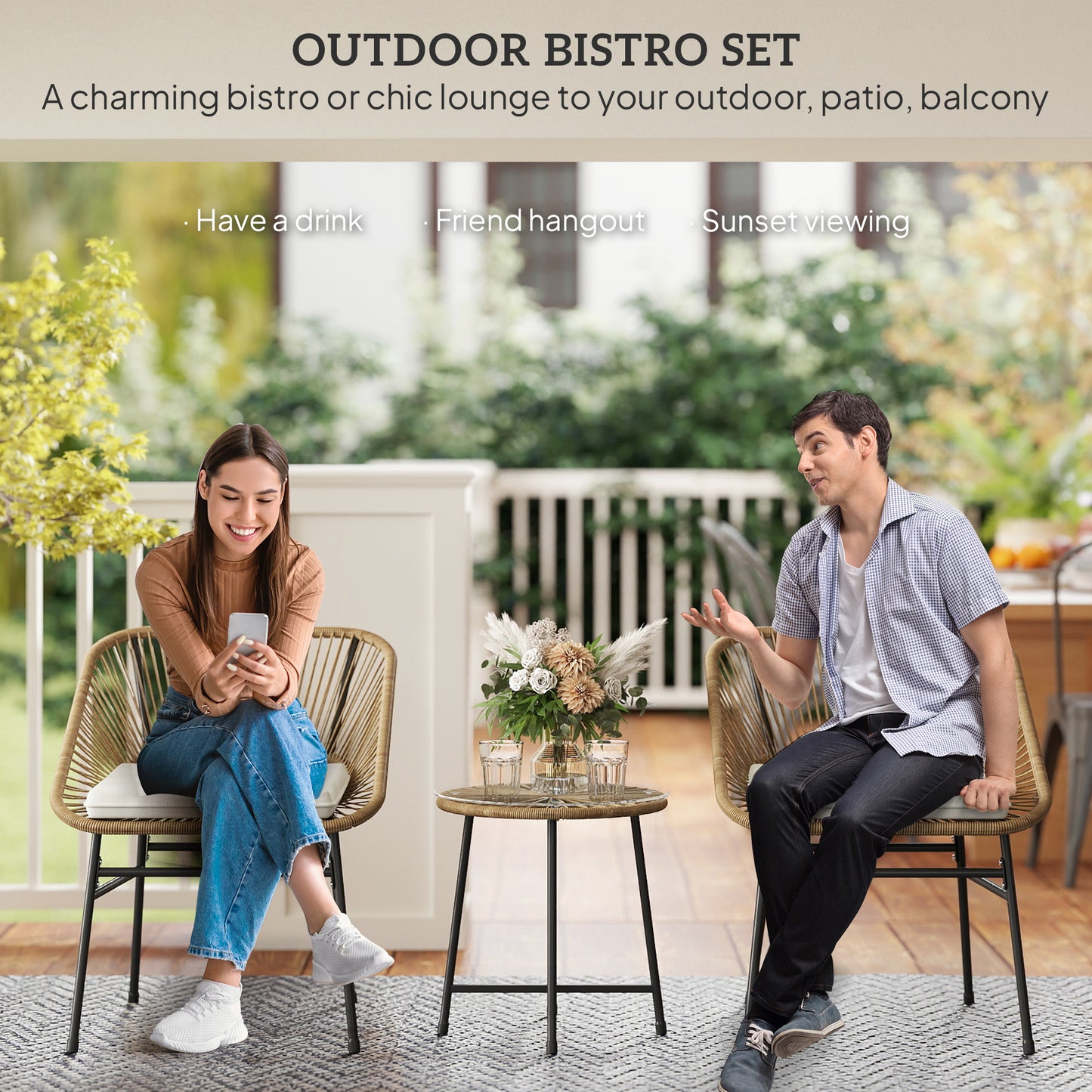 3 Pieces Rattan Bistro Set (7)