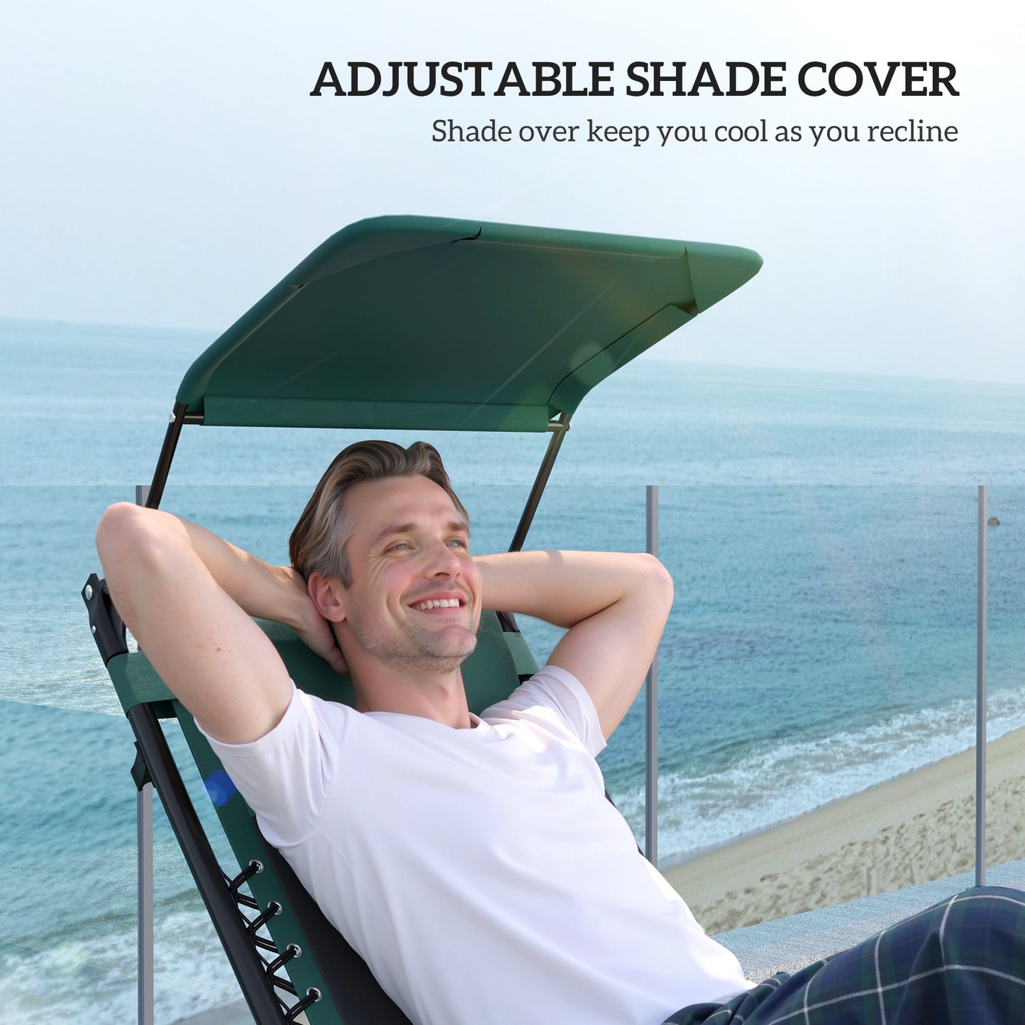 Zero Gravity Lounger Chair Set of 2