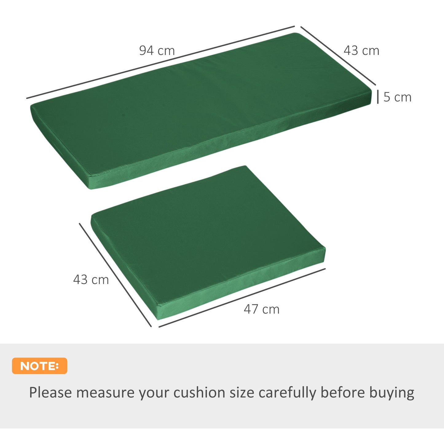 Outdoor Seat Cushion Pads for Rattan Furniture