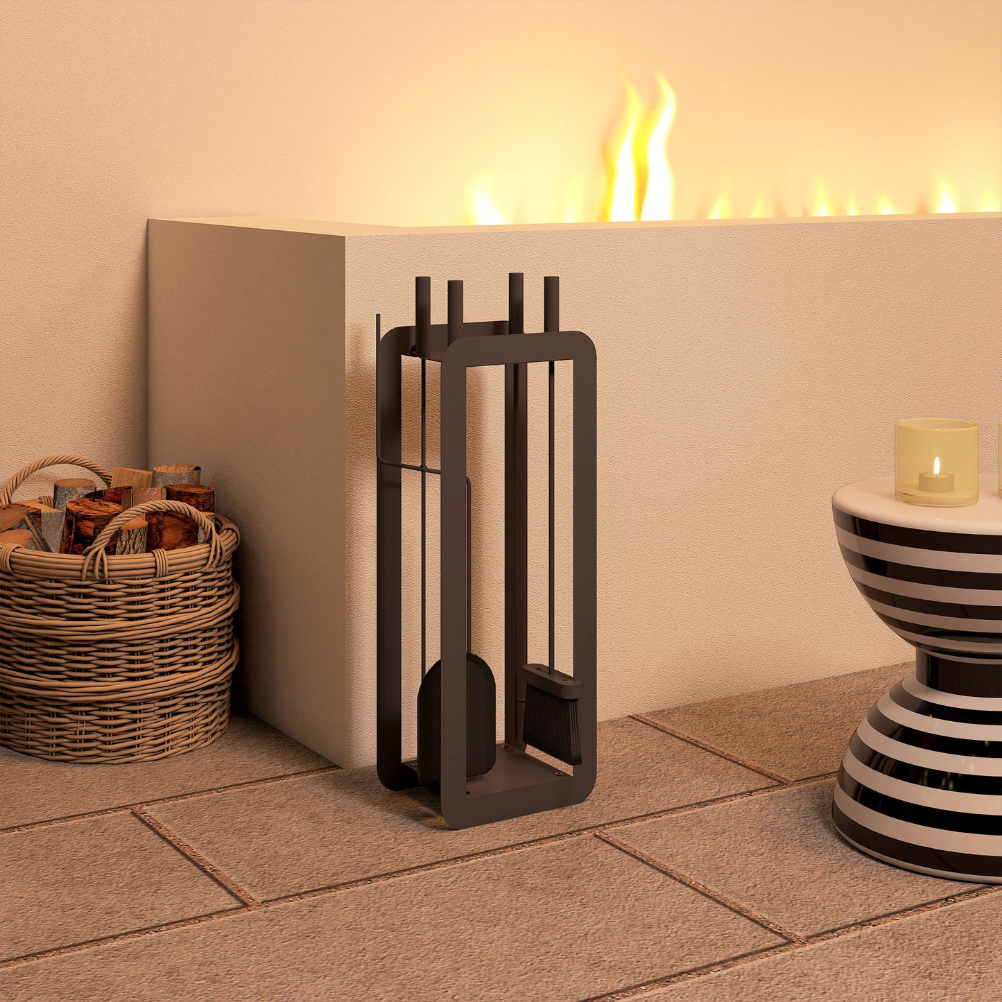 5 Pieces Fireplace Companion Set