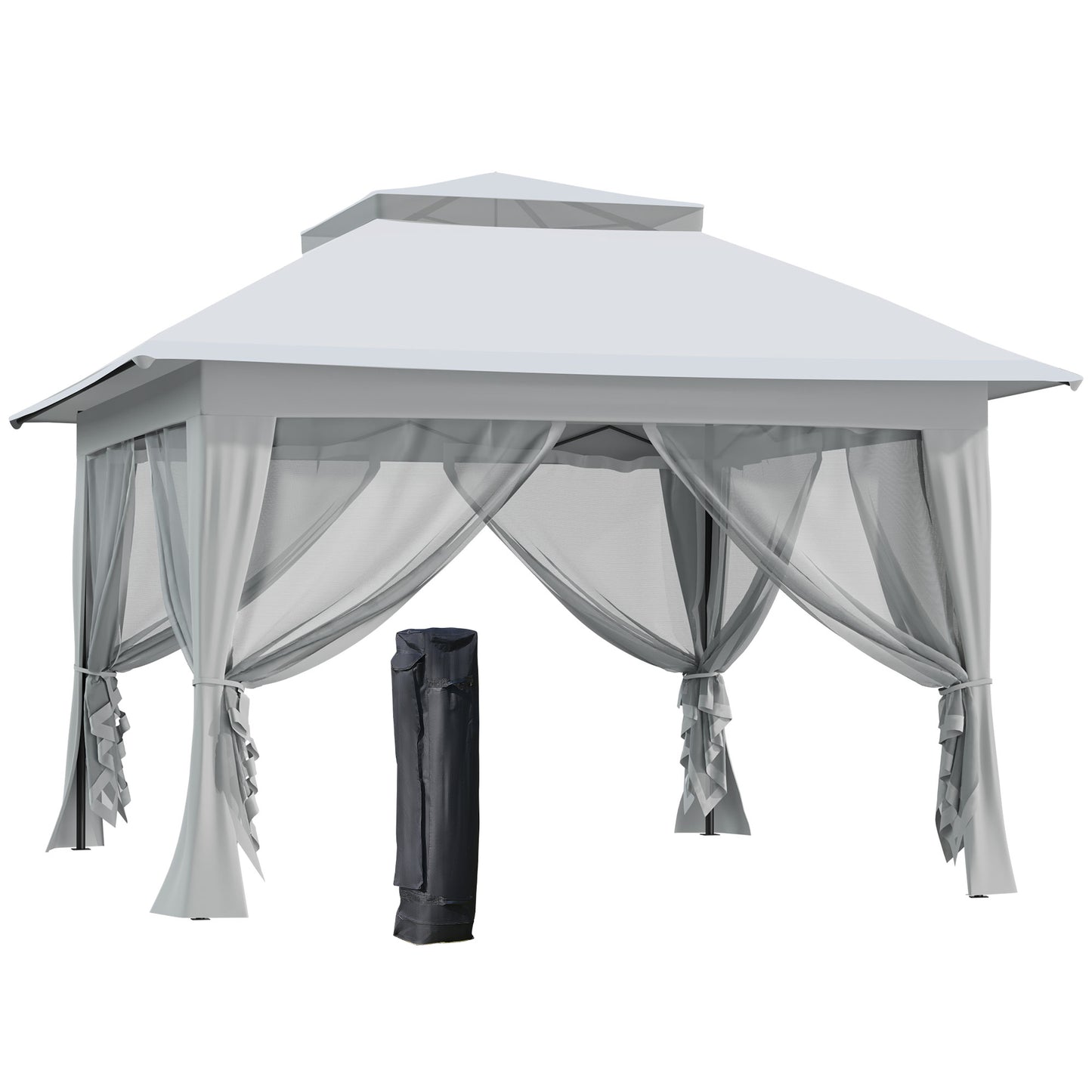 3.6 x 3.6 m Pop up Gazebo with Netting
