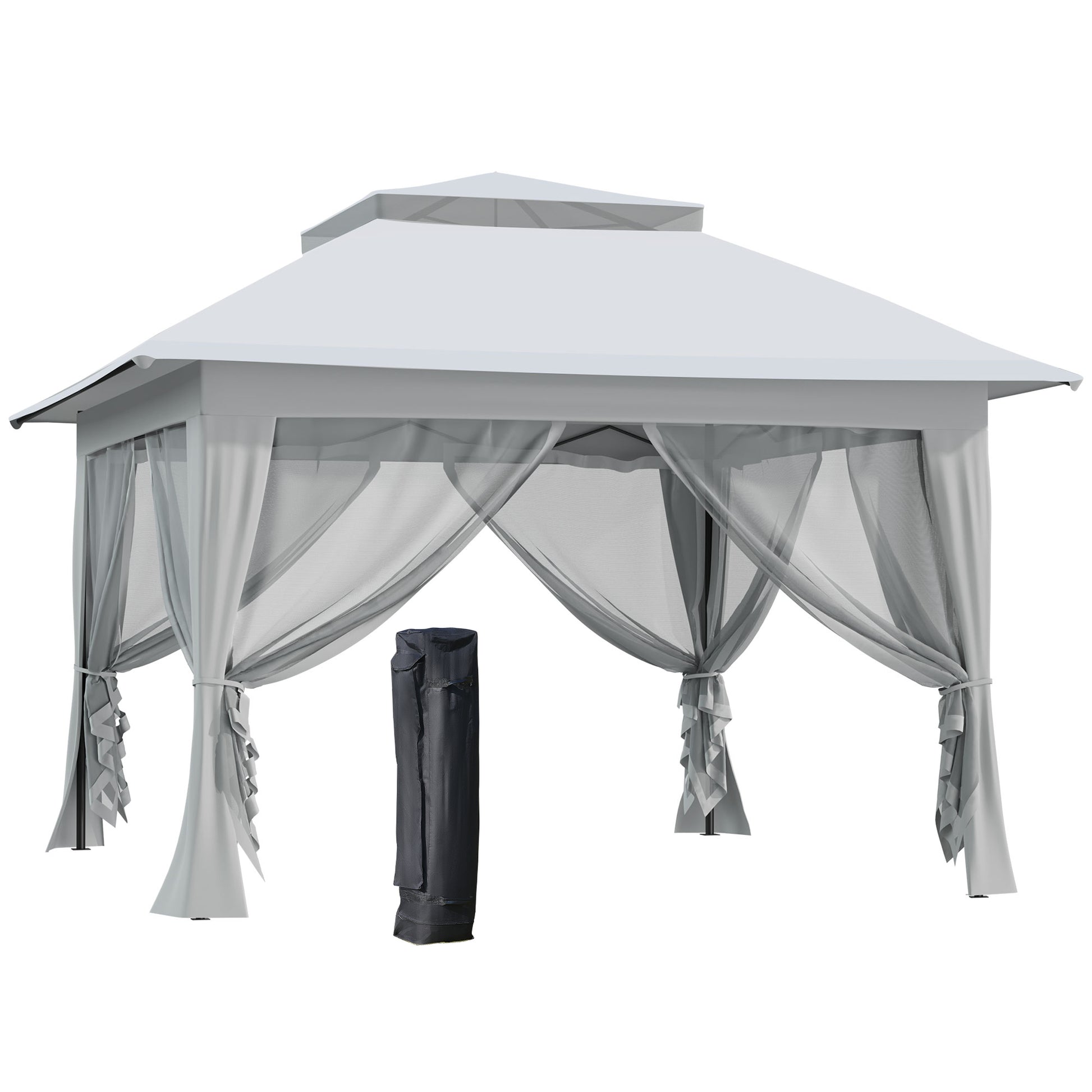 3.6 x 3.6 m Pop up Gazebo with Netting