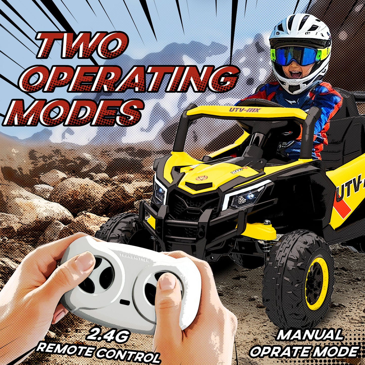 12V Kids Ride On Car with Remote Control