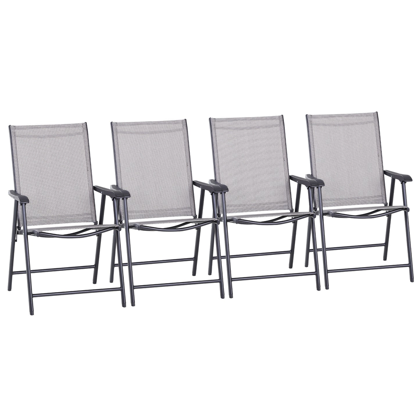 Set of Four Folding Garden Chairs