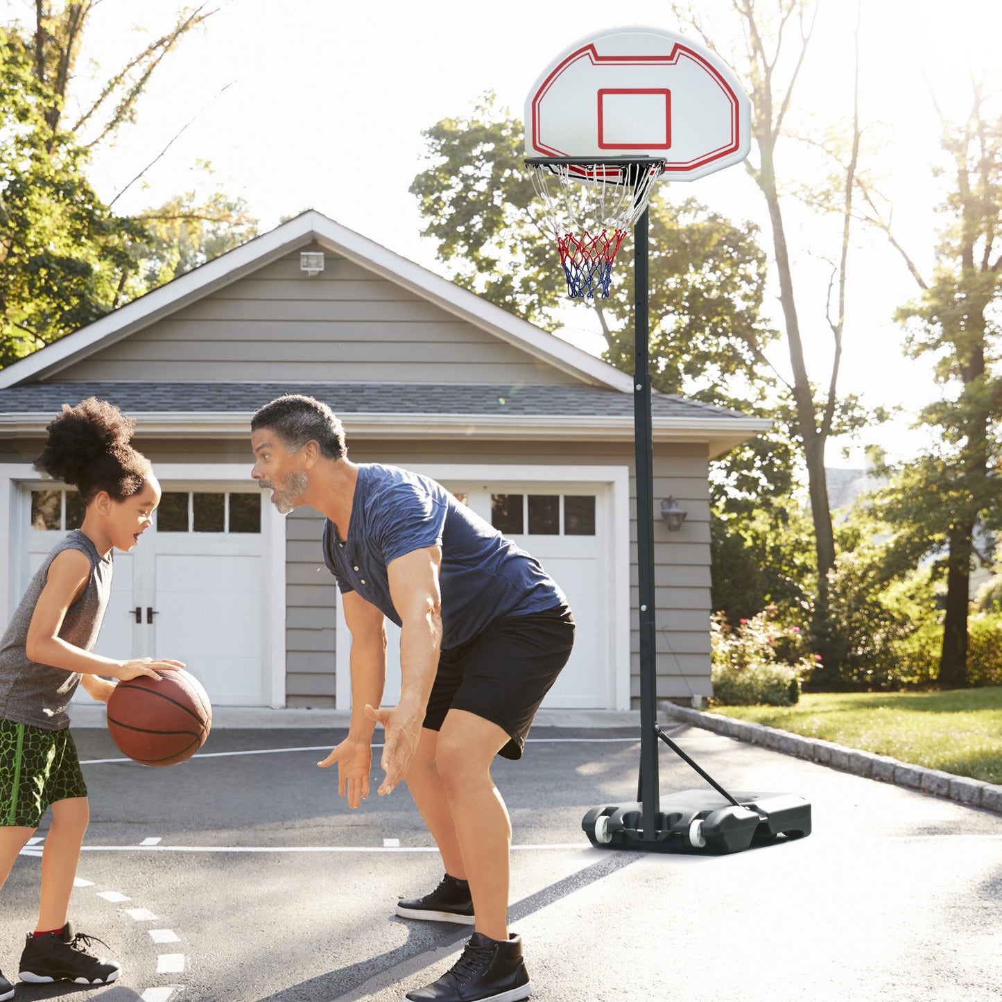 Basketball Hoop Outdoor, Portable Basketball Hoop and Stand