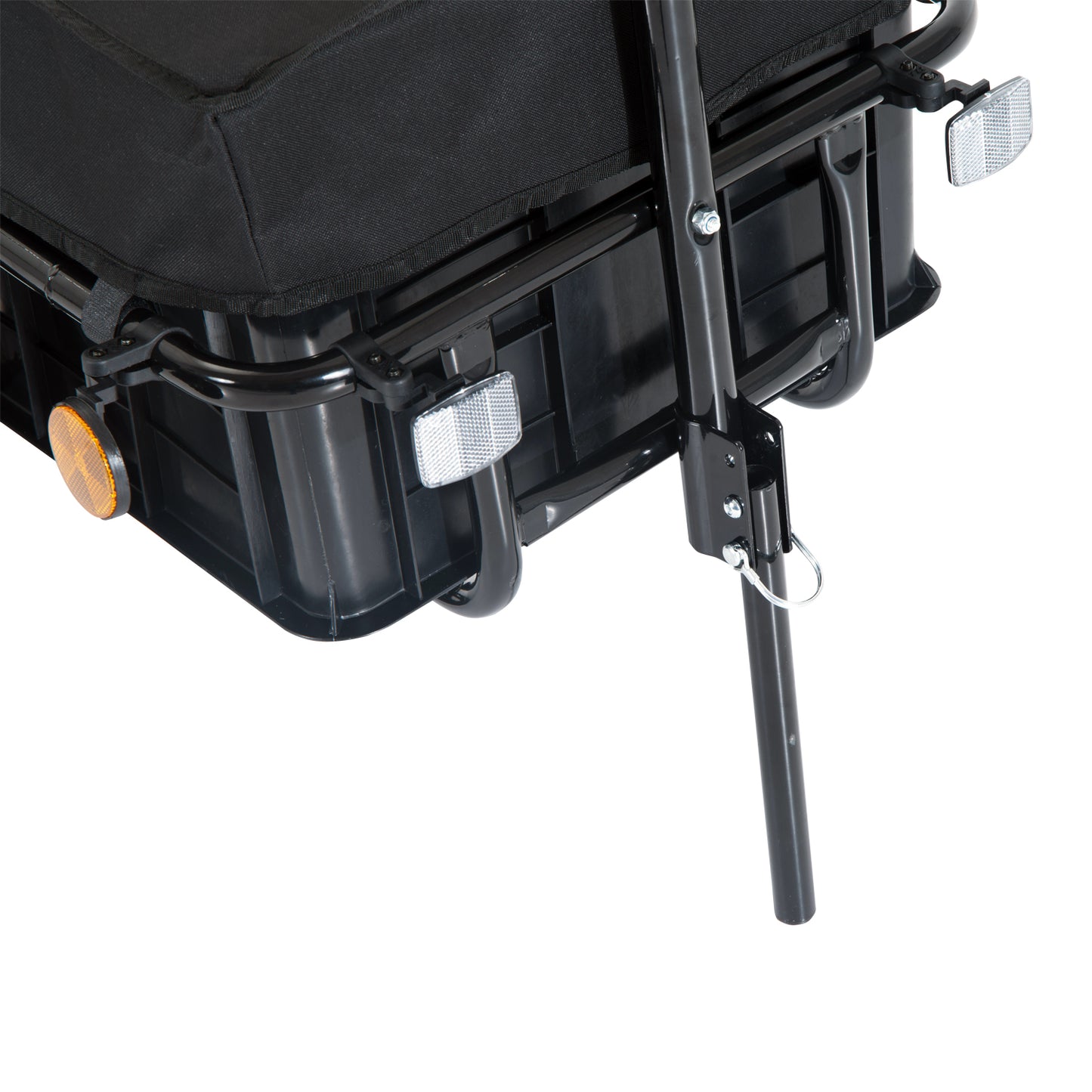 Cargo Trailer Bike Stroller Garden Trolley W/Carrier Utility