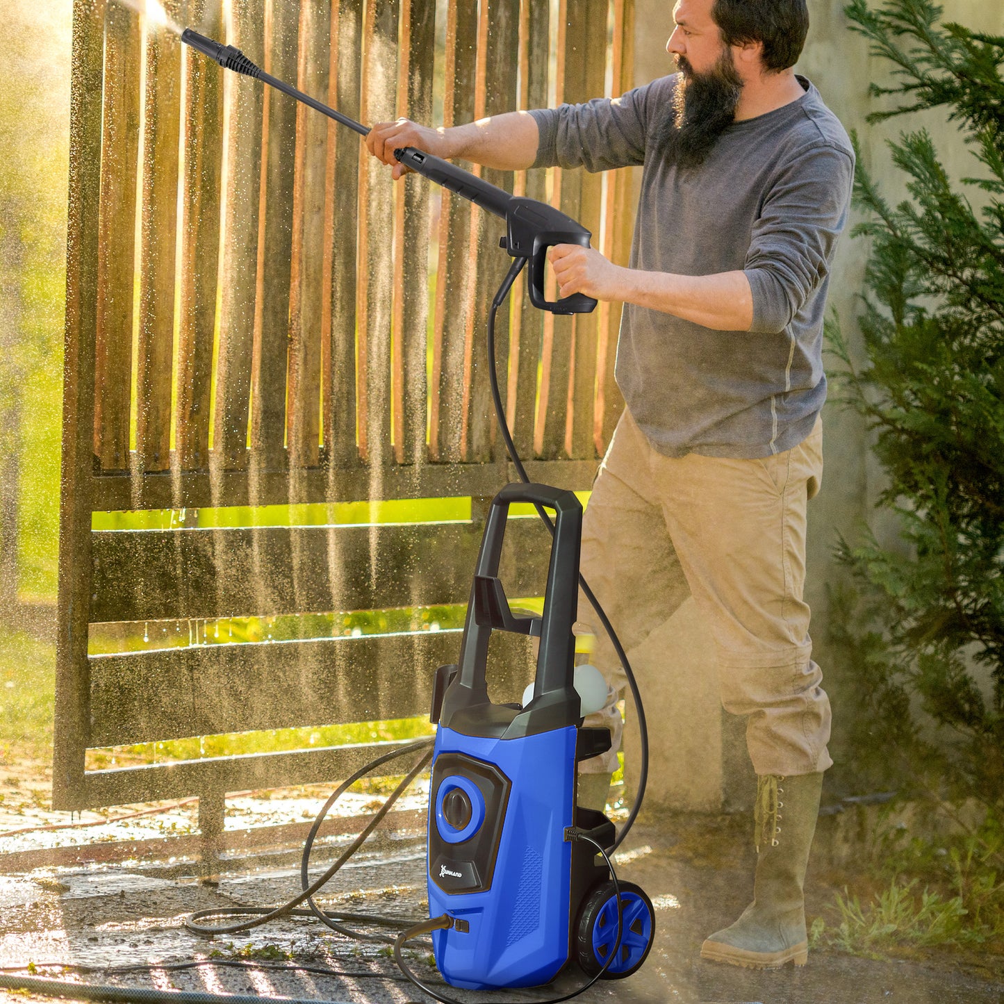 High Pressure Washer, 150 Bar Pressure, 510 L/h Flow, 1800W