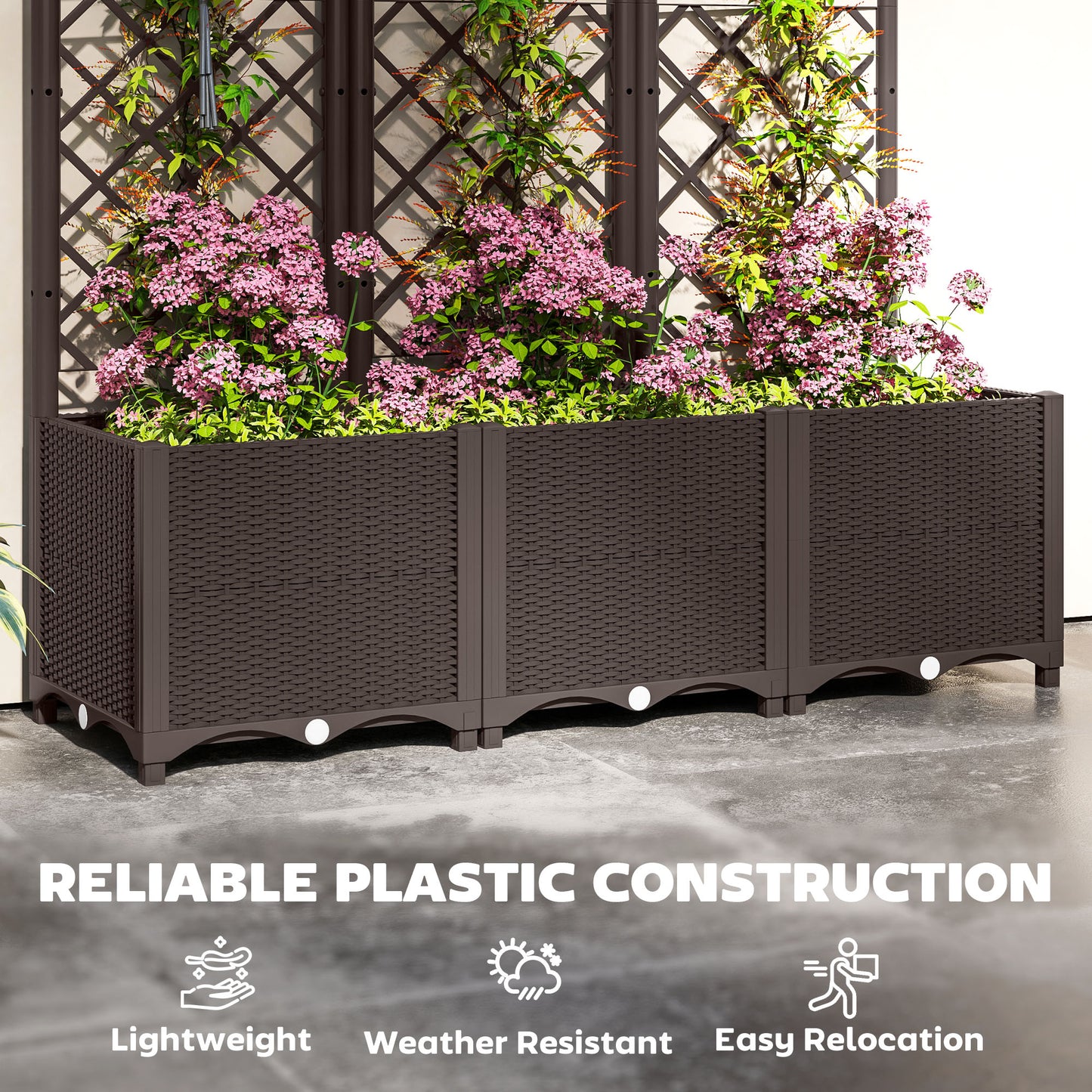 Raised Garden Bed with Trellis (3)