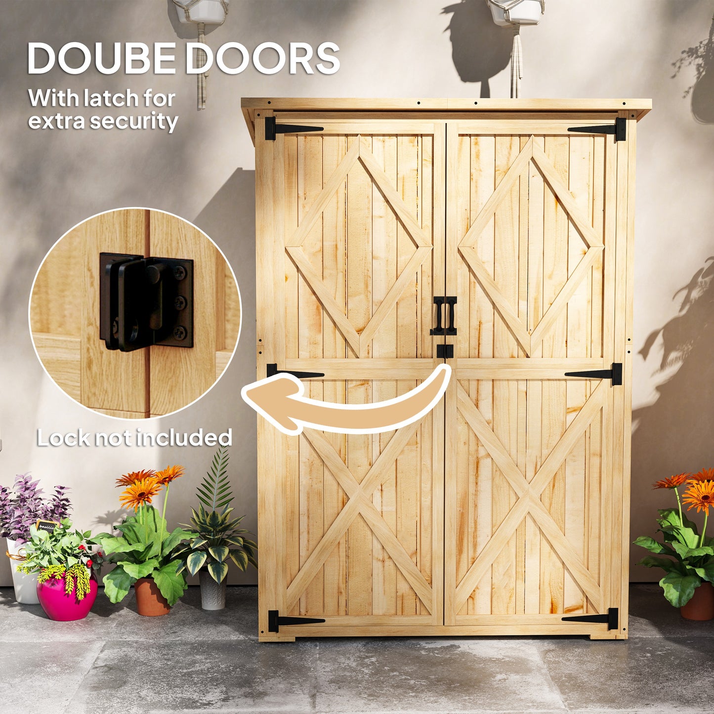 Wooden Garden Storage Shed