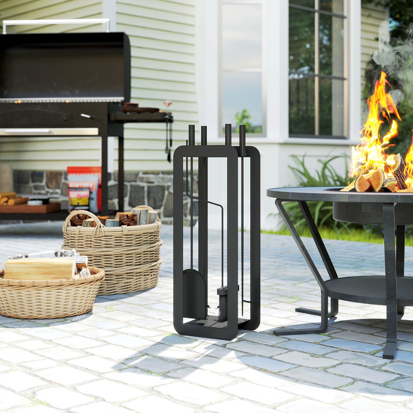 5 Pieces Fireplace Companion Set