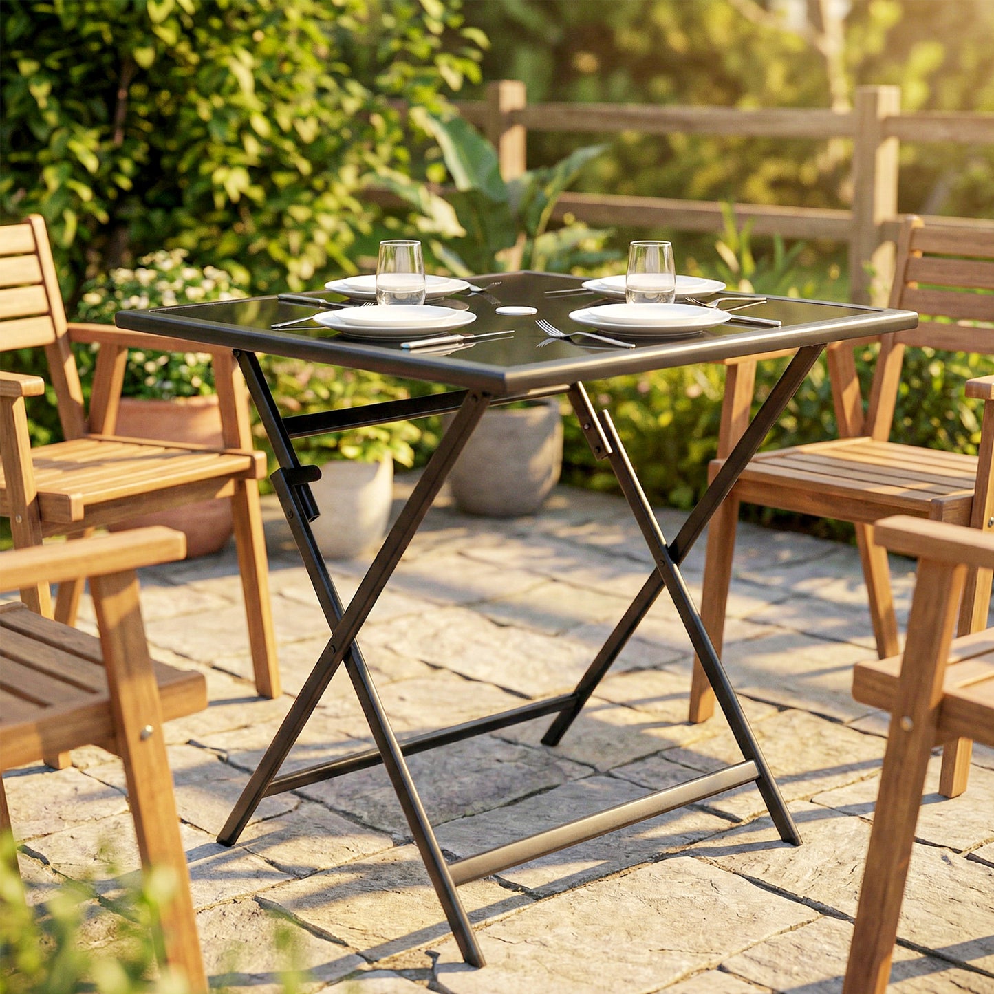 Folding Outdoor Dining Table