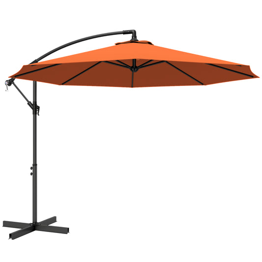 3 m Cantilever Parasol with Cross Base