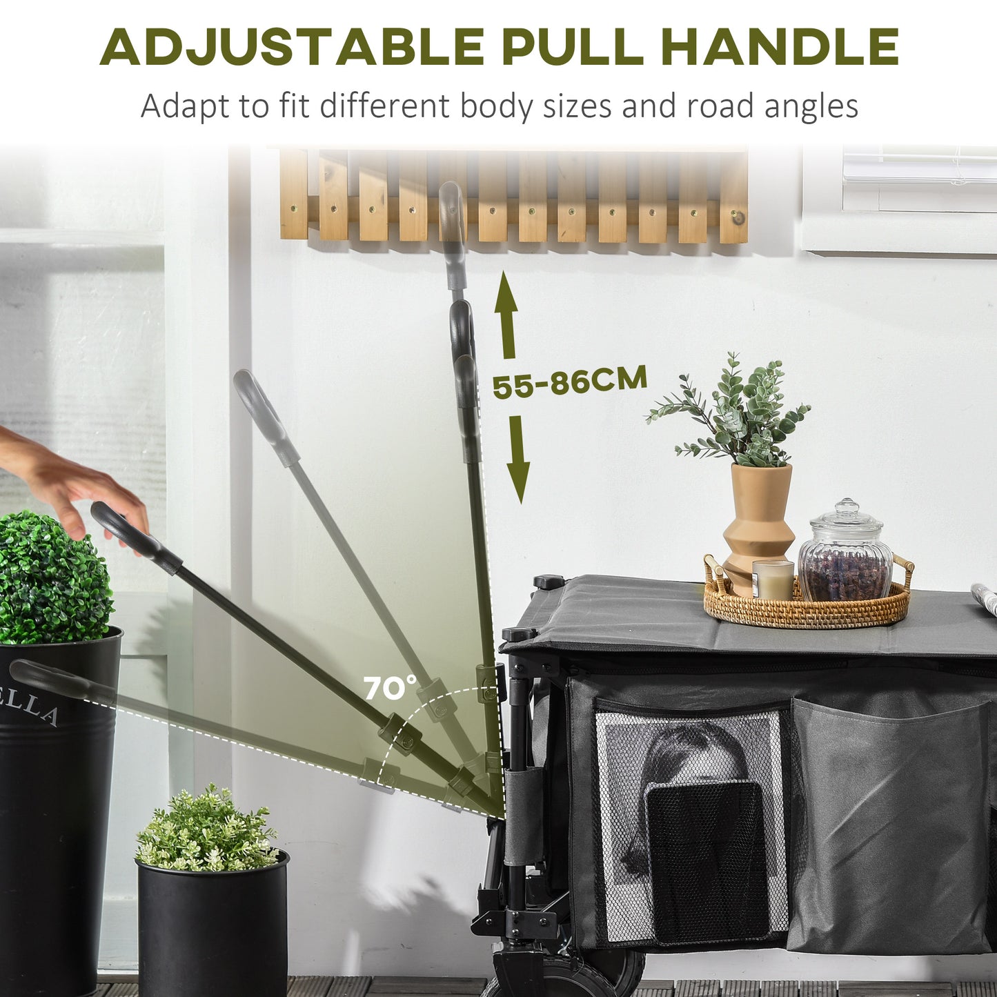 Garden Trolley, Cargo Traile on Wheels