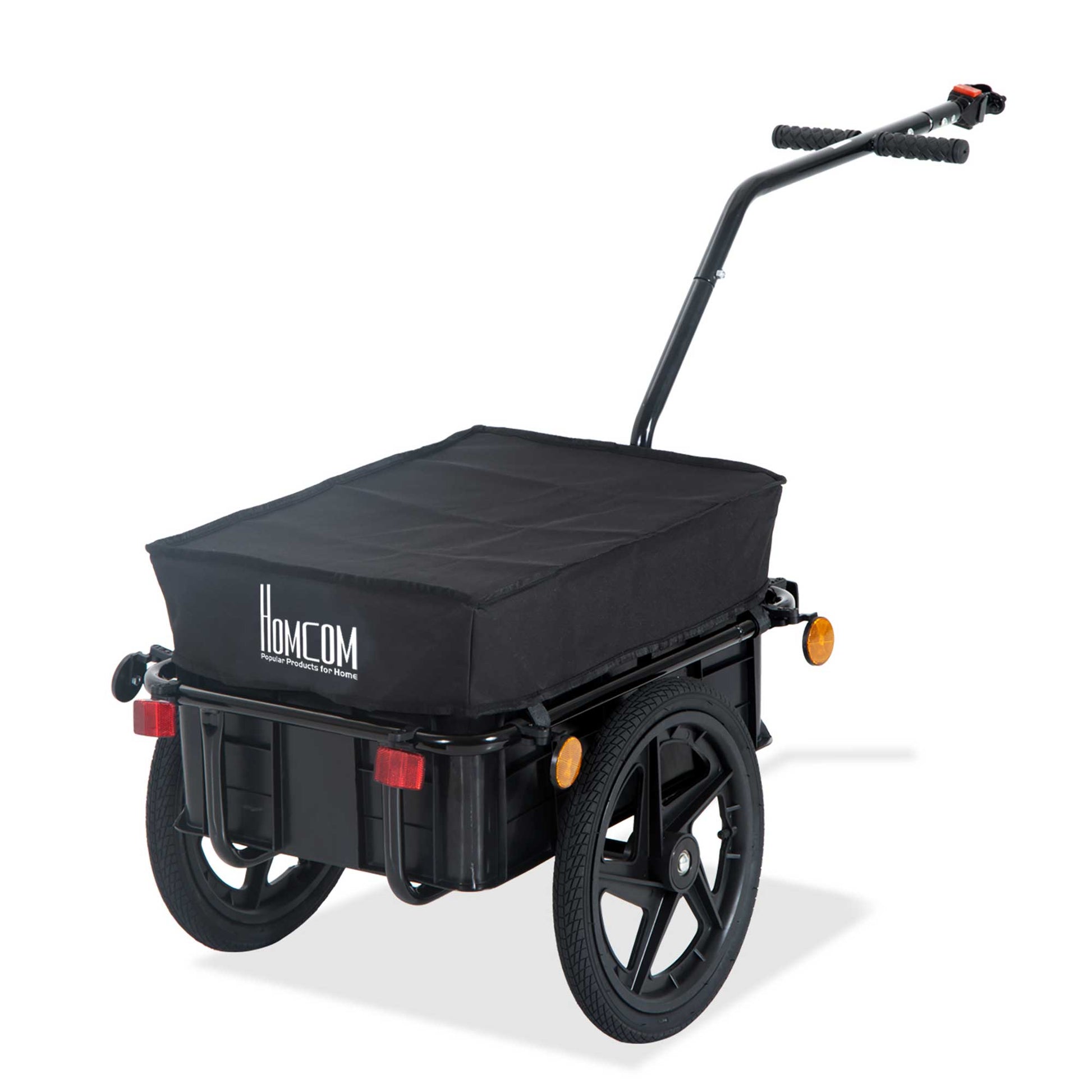 Cargo Trailer Bike Stroller Garden Trolley W/Carrier Utility