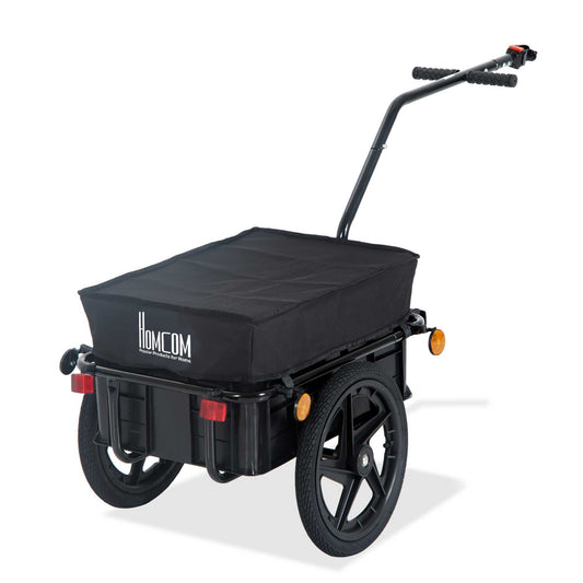 Cargo Trailer Bike Stroller Garden Trolley W/Carrier Utility