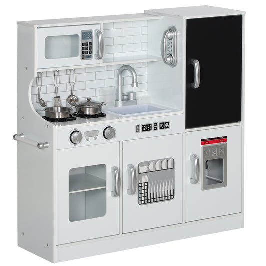 Pretend Play Kitchen, Kids Kitchen Playset, with Toy Phone