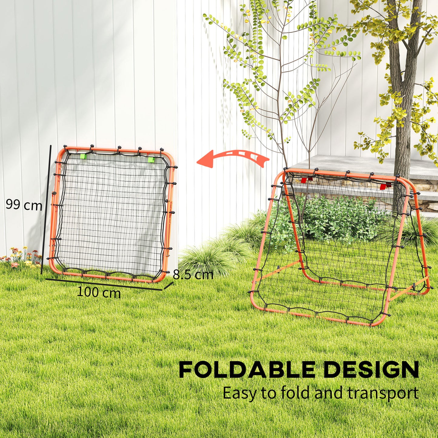 Double Sided Football Rebounder Net
