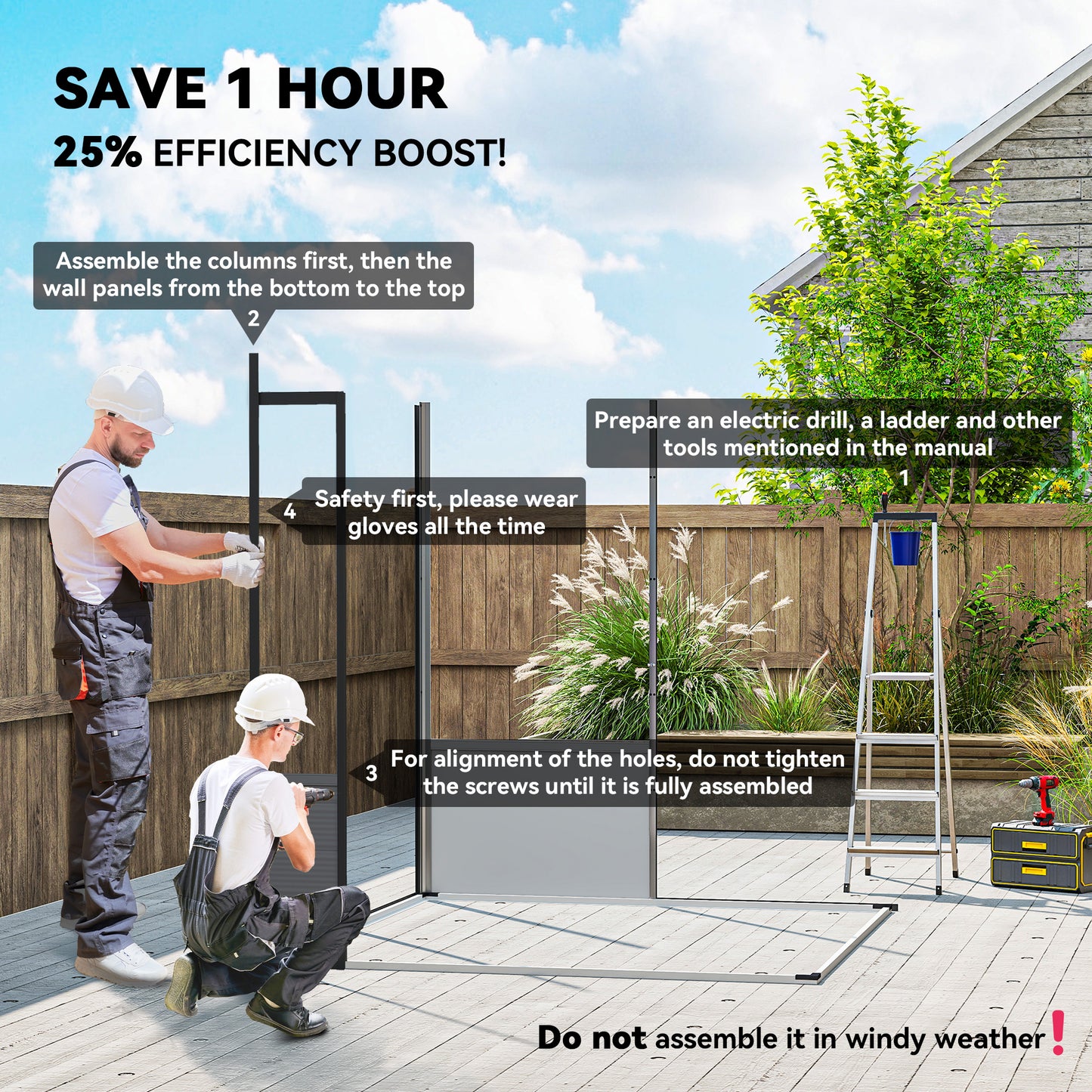 6 x 6ft Outdoor Storage Shed