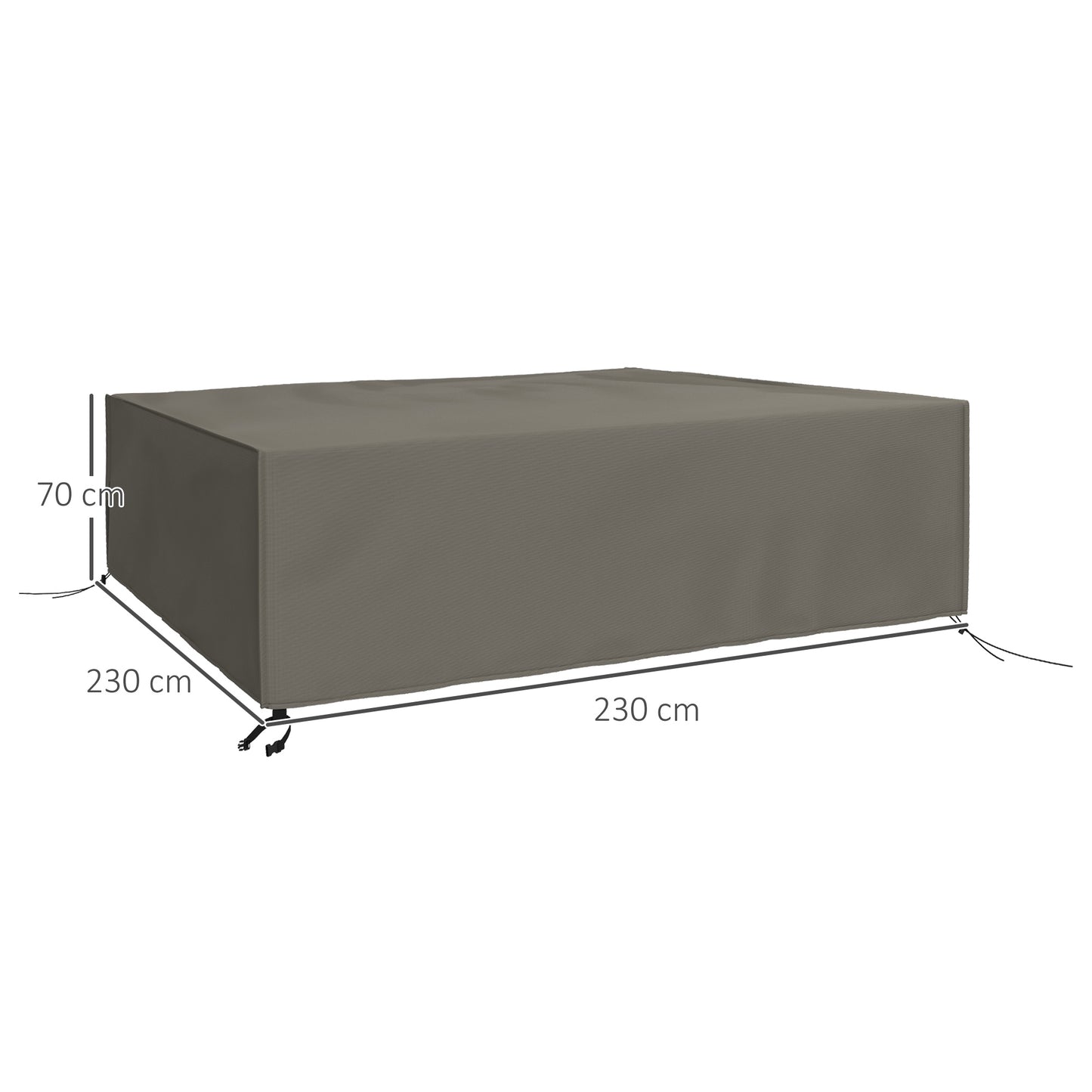 Large Square Patio Garden Furniture Set Cover 600D Oxford Waterproof