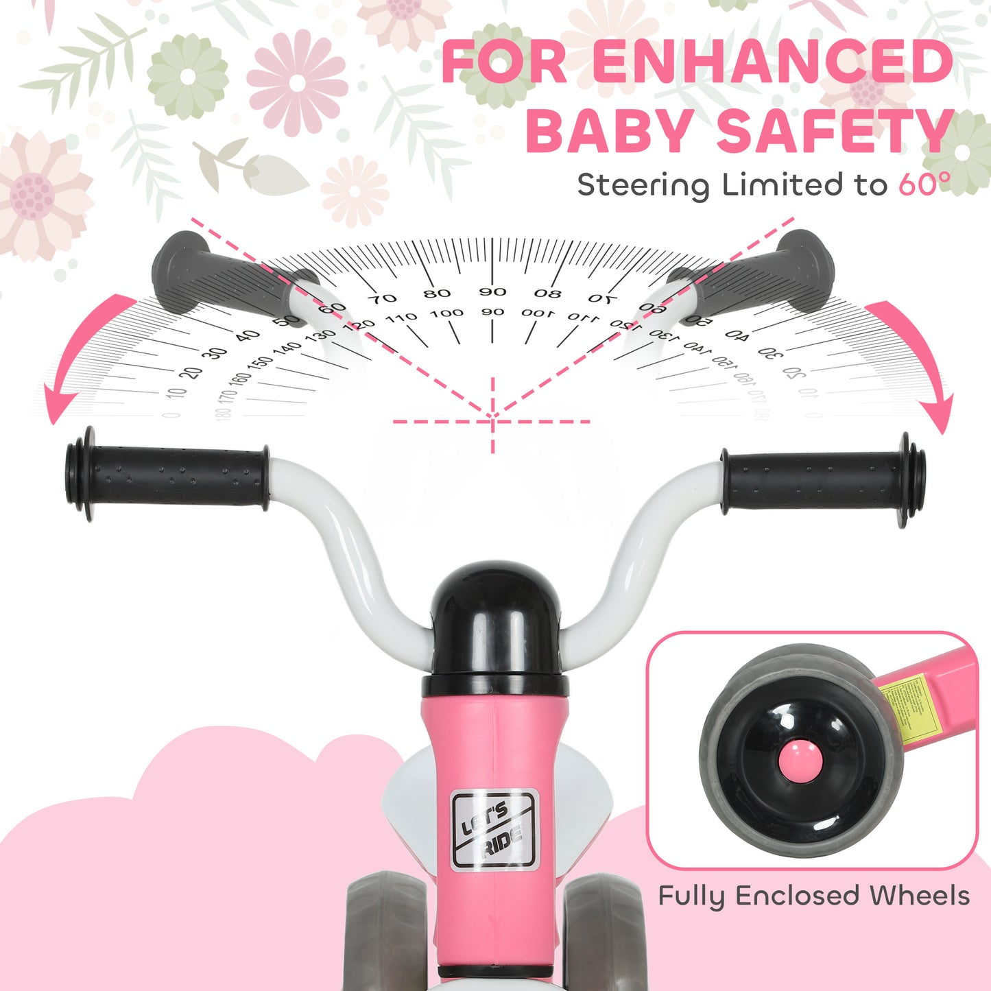 Toddler Balance Bike with No Pedal