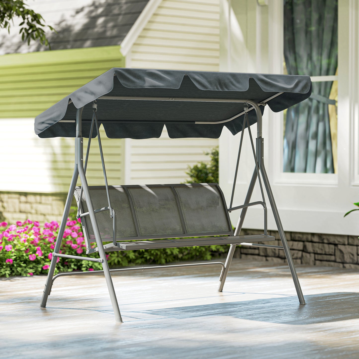 3 Seater Swing Chair, Garden Swing Bench