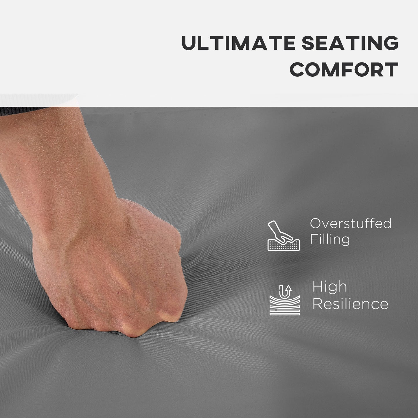 Outdoor Seat Cushion Pads for Rattan Furniture
