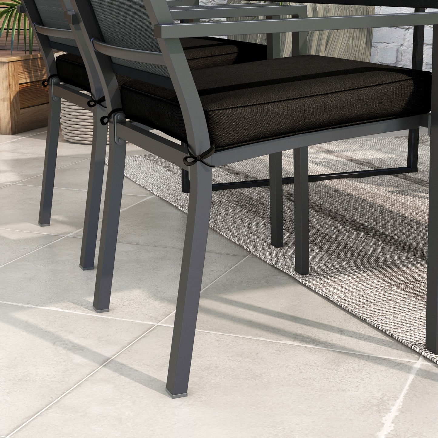 4-Piece Seat Cushions Pillow Replacement