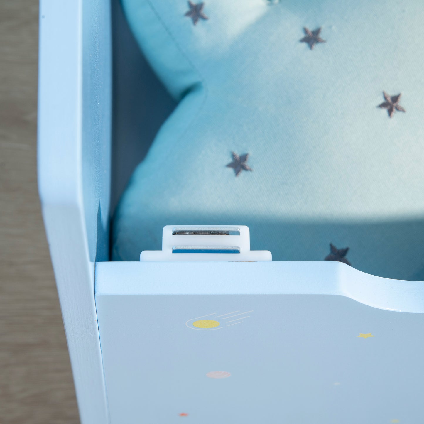 3PCs Kids Bedroom Furniture Set with Bed, Toy Box Bench