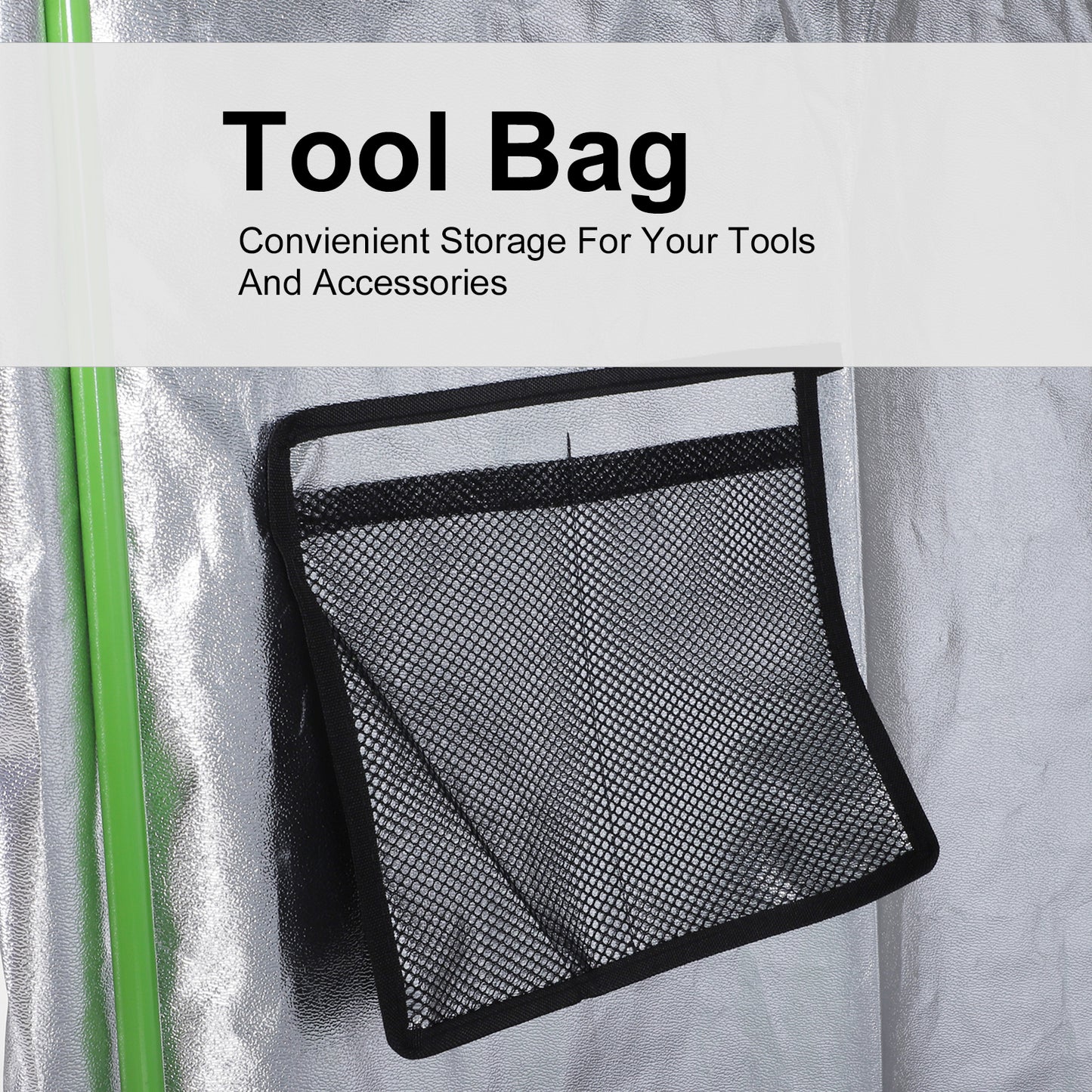 Grow Tent Reflective Mylar Hydroponic with Adjustable Vents (2)