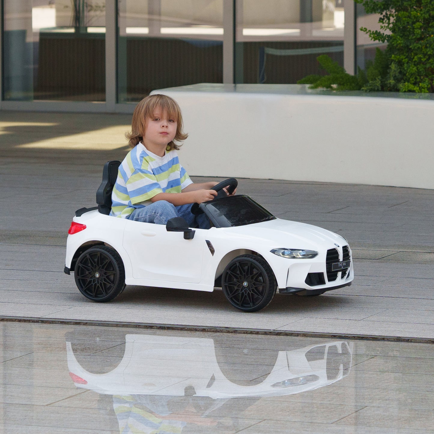 12V BMW Licensed Kids Car, with Easy Transport, Remote Control