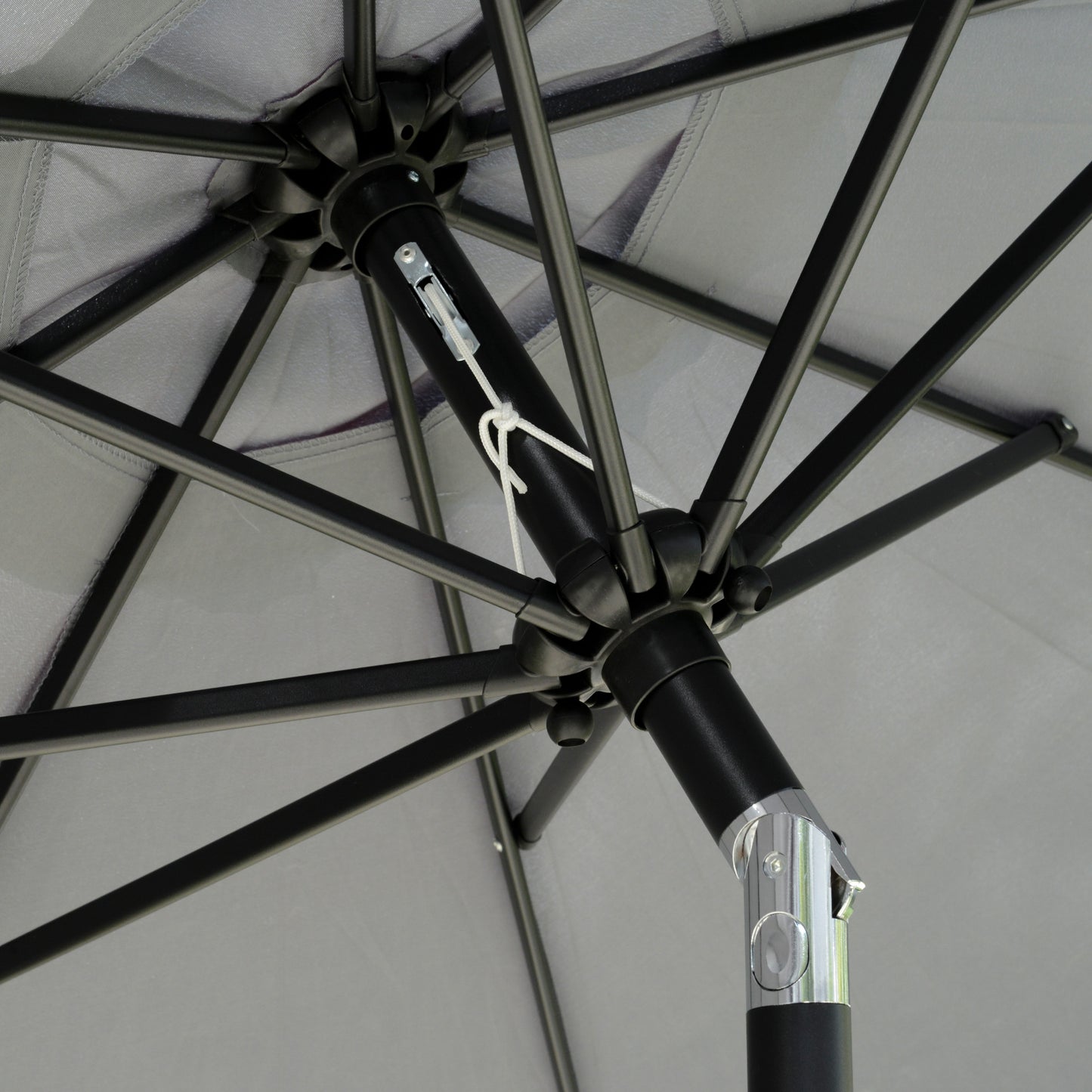 2.7m Patio Parasol Garden Umbrellas Outdoor Sun Shade Table Umbrella